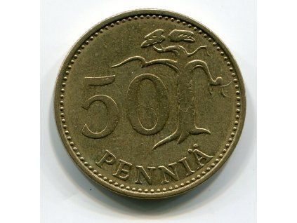 FINSKO. 50 penniä 1972.