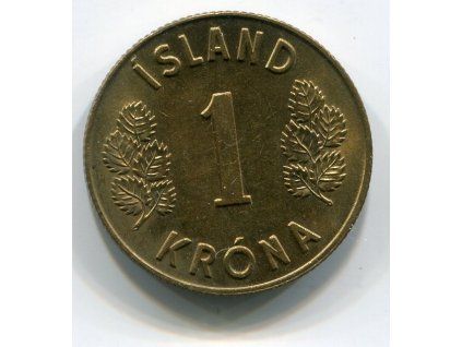ISLAND. 1 krona 1975.