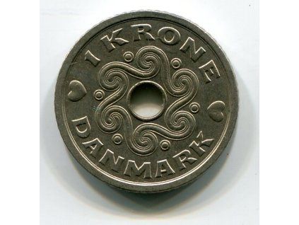 DÁNSKO. 1 krone 1994.