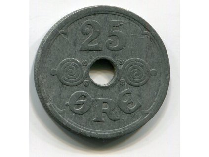 DÁNSKO. 25 öre 1942.