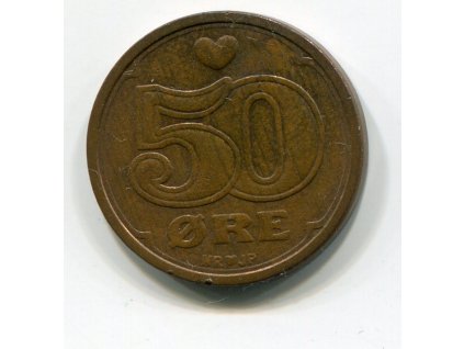 DÁNSKO. 50 öre 1989.