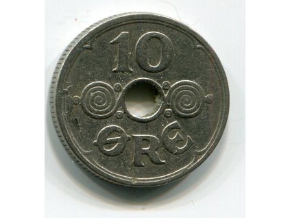 DÁNSKO. 10 öre 1929. KM-822.2