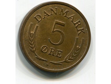 DÁNSKO. 5 öre 1970.