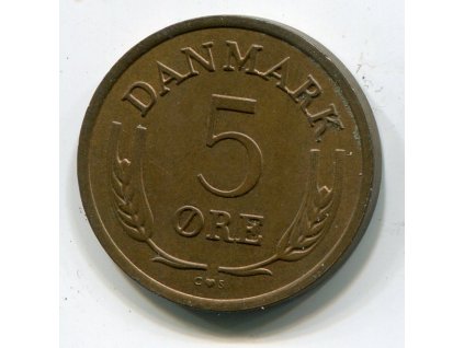 DÁNSKO. 5 öre 1969.
