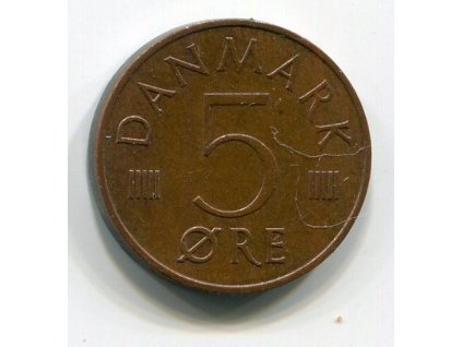 DÁNSKO. 5 öre 1976.