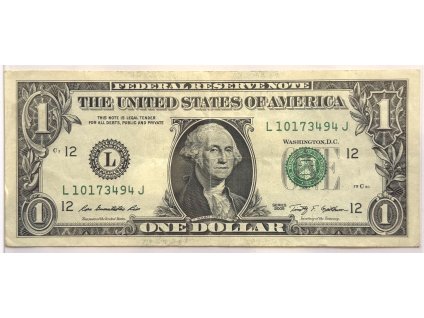 USA. 1 dollar 2009 L.