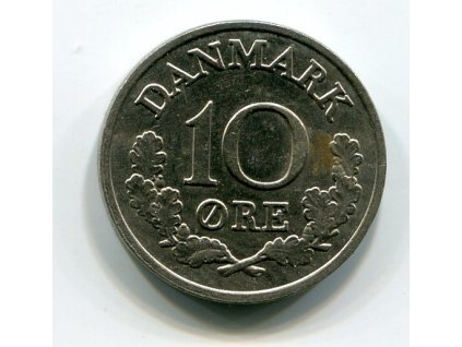 DÁNSKO. 10 öre 1961. KM-849.1