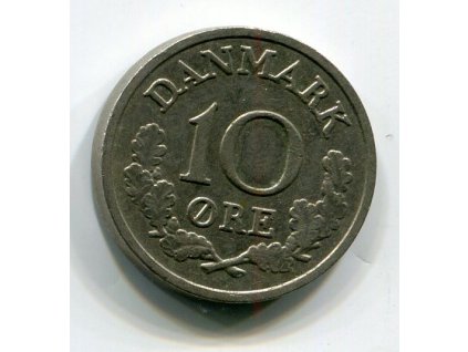 DÁNSKO. 10 öre 1965.