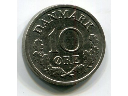 DÁNSKO. 10 öre 1972.