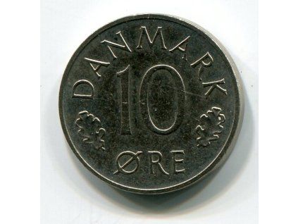 DÁNSKO. 10 öre 1976. KM-860.1