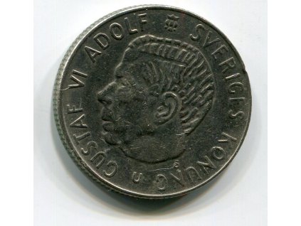 ŠVÉDSKO. 1 krona 1973.