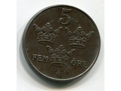 ŠVÉDSKO. 5 öre 1943.