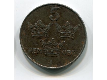 ŠVÉDSKO. 5 öre 1949.