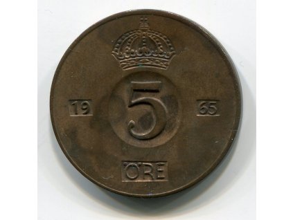ŠVÉDSKO. 5 öre 1965.