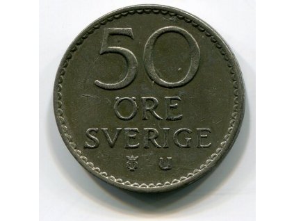 ŠVÉDSKO. 50 öre 1963.