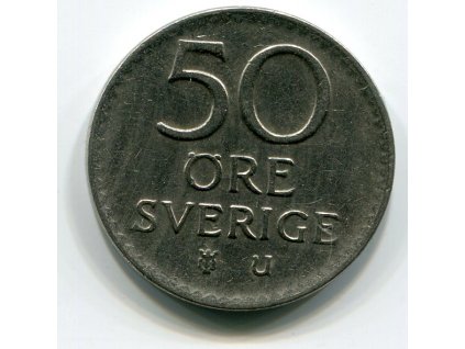 ŠVÉDSKO. 50 öre 1964.
