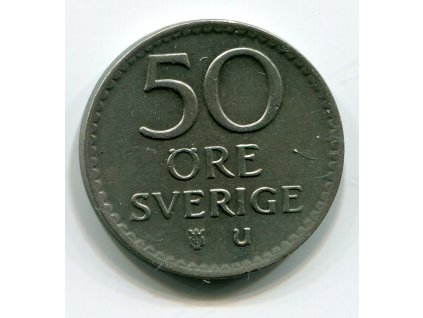 ŠVÉDSKO. 50 öre 1965.