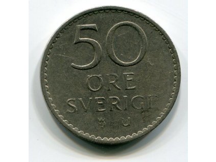 ŠVÉDSKO. 50 öre 1968.