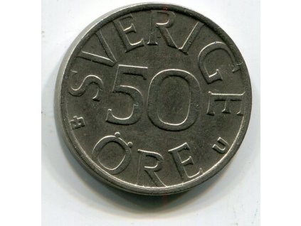 ŠVÉDSKO. 50 öre 1980.