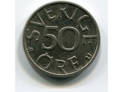 ŠVÉDSKO. 50 öre 1984.