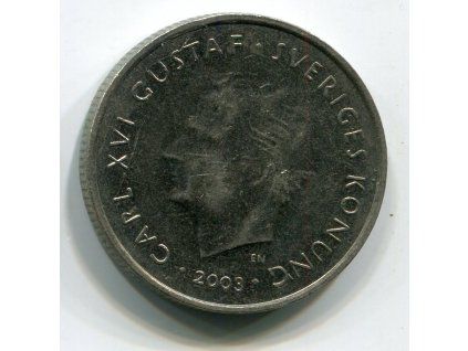 ŠVÉDSKO. 1 krona 2003.