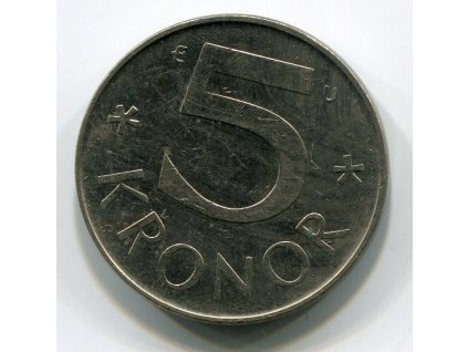 ŠVÉDSKO. 5 kronor 1983.