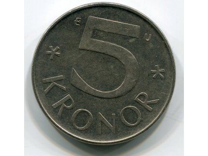 ŠVÉDSKO. 5 kronor 1983.