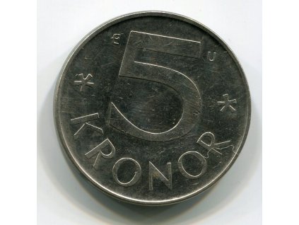 ŠVÉDSKO. 5 kronor 1984.