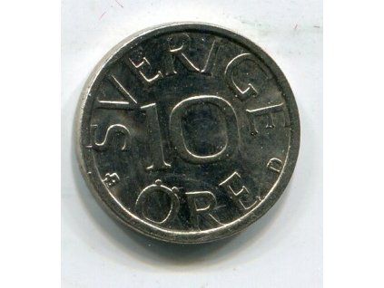 ŠVÉDSKO. 10 öre 1989.