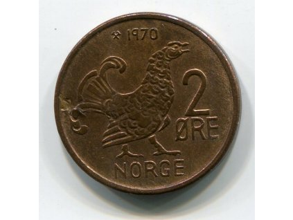 NORSKO. 2 öre 1970.