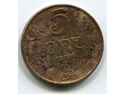 NORSKO. 5 öre 1936. KM-368.