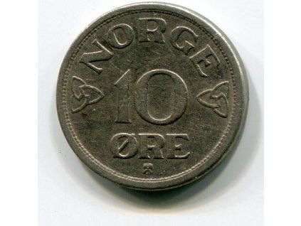 NORSKO. 10 öre 1955. KM-396