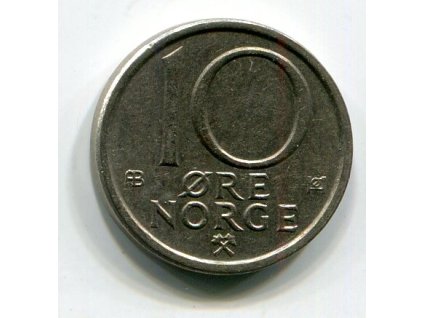 NORSKO. 10 öre 1974. KM-416