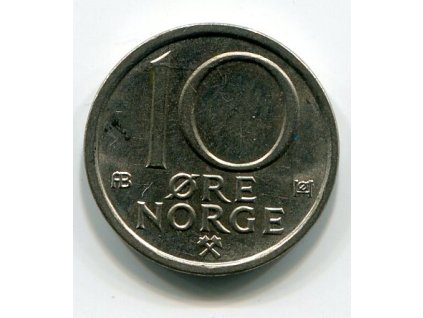 NORSKO. 10 öre 1976.
