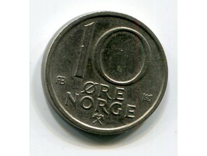 NORSKO. 10 öre 1977.