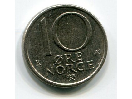 NORSKO. 10 öre 1981.