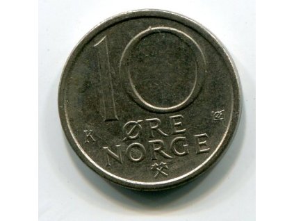 NORSKO. 10 öre 1986.
