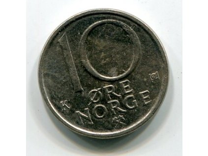 NORSKO. 10 öre 1988.
