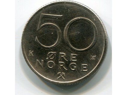 NORSKO. 50 öre 1983. KM-418.