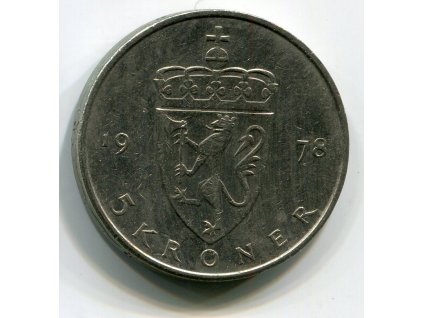 NORSKO. 5 kroner 1978.