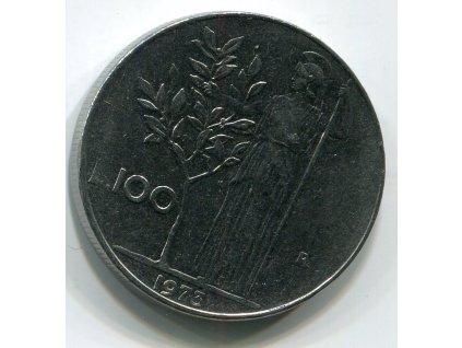 ITÁLIE. 100 lire 1973.