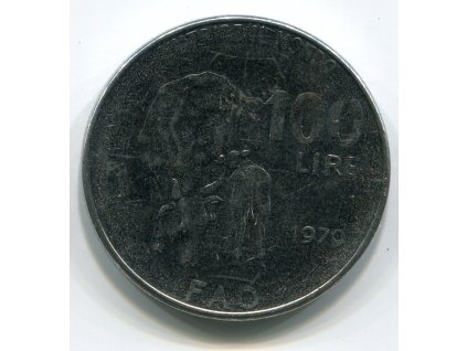 ITÁLIE. 100 lire 1979. KM-106