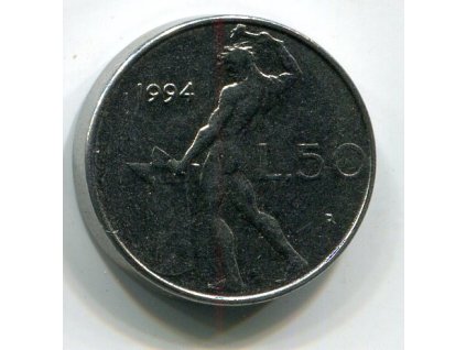 ITÁLIE. 50 lire 1994.