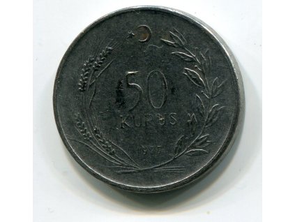 TURECKO. 50 kurus 1977.