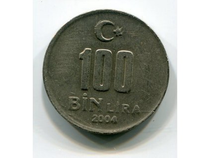 TURECKO. 100.000 lira (100 bin lira) 2004.