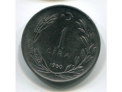 TURECKO. 1 lira 1960.