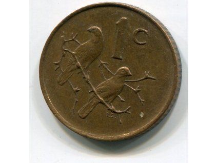 JIHOAFRICKÁ REPUBLIKA. 1 cent 1987.