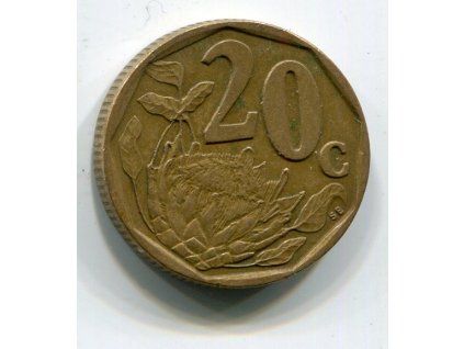 JIHOAFRICKÁ REPUBLIKA. 20 cents 1997.