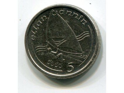 OSTROV MAN. 5 pence 1991/AB.
