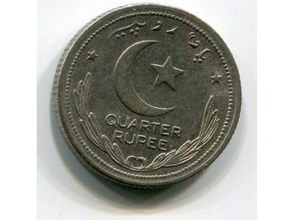 PAKISTÁN. 1/4 rupee 1948.